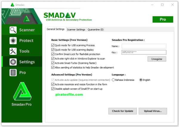 Free Smadav Pro Registration Key
